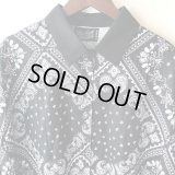 Pattern Shirt / Black paiz / size: 2XL