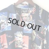 Pattern Shirt / Black Photo / size: XL
