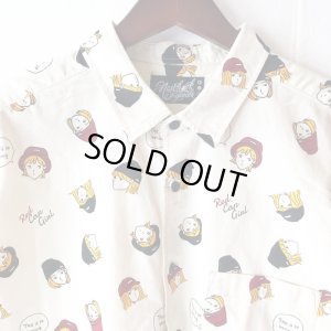 画像1: Pattern Shirt / girl / size: XL