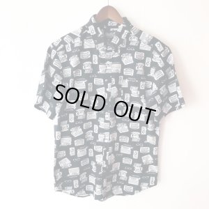 画像2: Pattern Shirt / typewriter / size: L