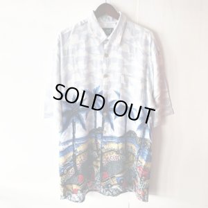 画像1: Pattern Shirt / drive / size: 2XL