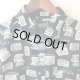 Pattern Shirt / typewriter / size: L