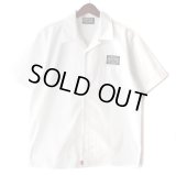 【NEWFUNK】AMKZTAG OPEN COLLAR SHIRT (White)