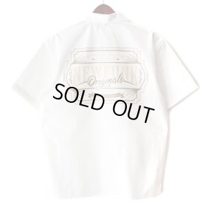 画像2: 【NEWFUNK】AMKZTAG OPEN COLLAR SHIRT (White)