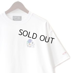画像2: 【NEWFUNK】SKULL FLOWER TEE (White)
