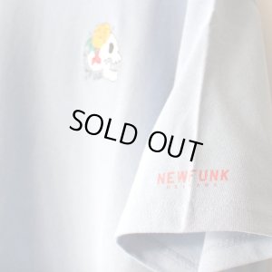 画像4: 【NEWFUNK】SKULL FLOWER TEE (Acid Blue)