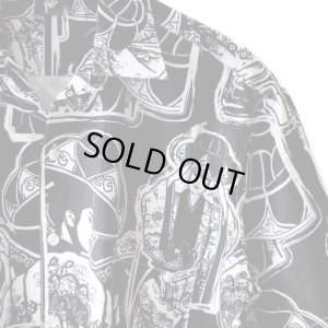 画像3: 【Ryukyu Pride Wear】Open Collar Shirt (Black)