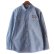 画像1: 【NEWFUNK】AMKZTAG Chambray Long Sleeve Work Shirt (1)