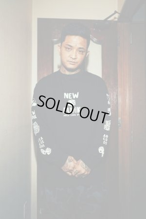 画像7: 【NEWFUNK】SIBA "COOL J" LONG SLEEVE SHIRT (Black)