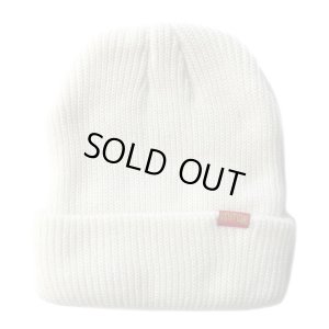 画像1: 【NEWFUNK】SHORT KNIT CAP (White)