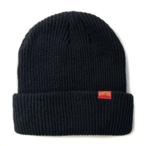 画像1: 【NEWFUNK】SHORT KNIT CAP (Black)