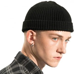 画像3: 【NEWFUNK】SHORT KNIT CAP (Black)