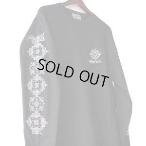 画像3: 【NEWFUNK】BLANK PAISLEY Long Sleeve Shirt (Black)