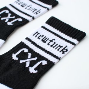 画像2: 【NEWFUNK】CxC Socks (Black)