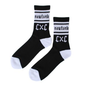 画像1: 【NEWFUNK】CxC Socks (Black)