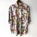 画像1: Pattern Shirt / size: XL (1)