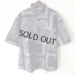 画像1: Pattern Shirt / size: XL