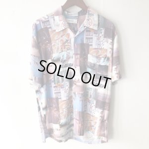 画像1: Pattern Shirt / size: L