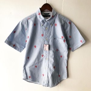 画像1: Pattern Shirt / size: M