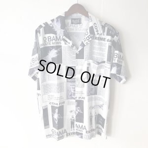 画像1: Pattern Shirt / size: L