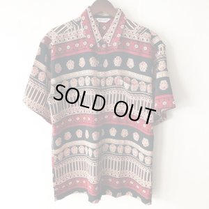 画像1: Pattern Shirt / size: L