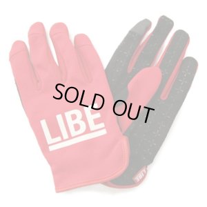 画像1: 【LIBE BRAND】BIG LOGO ST-GLOVE (Red)