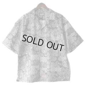 画像1: Paisley Open Collar Shirt