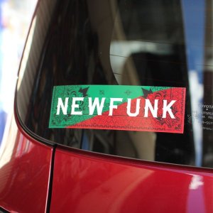 画像2: 【NEWFUNK】Hi Quality Sticker (Bk/Gr)