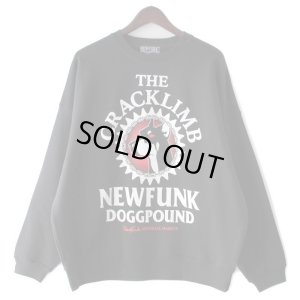 画像1: 【NEWFUNK】DOGGPOUND CREW NECK SWEAT (Black)