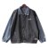 画像1: 【NEWFUNK】Wash Denim Jacket (Black) (1)