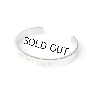 画像1: 【NEWFUNK】Logo Bangle (Silver)