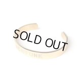 【NEWFUNK】Logo Bangle (Gold)