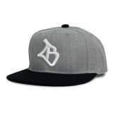 【LIBE BRAND】LB ORIGINAL BB CAP "Snapback" (Gray/Black)