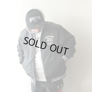 画像7: 【NEWFUNK】KEEP SHININ STADIUM NYLON JACKET (Black)
