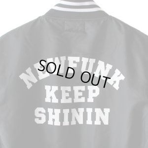 画像4: 【NEWFUNK】KEEP SHININ STADIUM NYLON JACKET (Black)