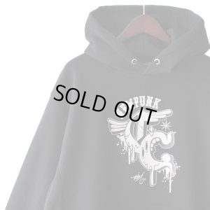 画像3: 【NEWFUNK × DAM ONE】CRACK HOODIE (Black)