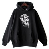 【NEWFUNK × DAM ONE】CRACK HOODIE (Black)