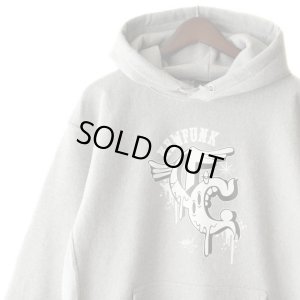 画像3: 【NEWFUNK × DAM ONE】CRACK HOODIE (Gray)