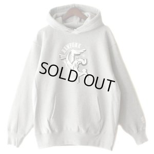 画像1: 【NEWFUNK × DAM ONE】CRACK HOODIE (Gray)