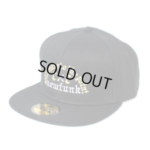 画像1: 【NEWFUNK】BROWN SNAPBACK CAP (Black)