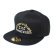 画像1: 【NEWFUNK】BROWN SNAPBACK CAP (Black) (1)