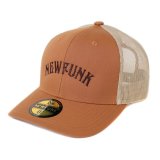 【NEWFUNK】Retro Trucker Mesh Cap (Brown)