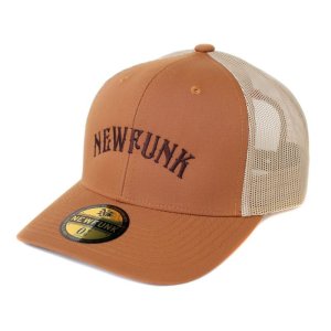 画像1: 【NEWFUNK】Retro Trucker Mesh Cap (Brown)