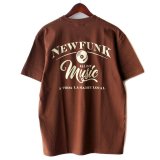 【NEWFUNK】MUSIC ALL DAY TEE (Brown)