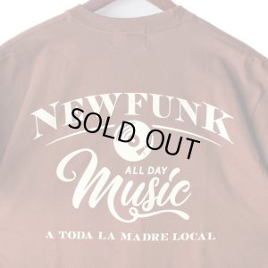 画像4: 【NEWFUNK】MUSIC ALL DAY TEE (Brown)