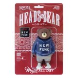 【NEWFUNK】HEADS BEAR (Soft Vinyl Toy)