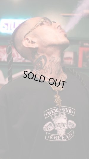 画像8: 【NEWFUNK × THE E.X.C】BANDANA TEE (Black)