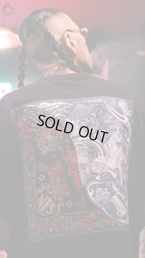 画像10: 【NEWFUNK × THE E.X.C】BANDANA TEE (Black)