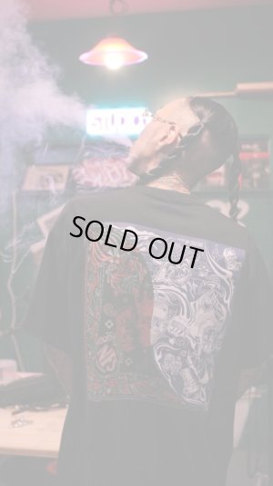 画像9: 【NEWFUNK × THE E.X.C】BANDANA TEE (Black)