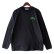 画像2: 【NEWFUNK】RABBIT Long Sleeve Shirt (Black) (2)